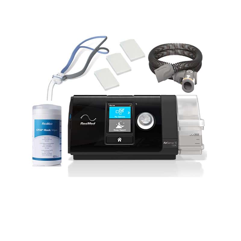 Nasal Pilllow CPAP Solution AirSense 10 AutoSet CPAP Machine with